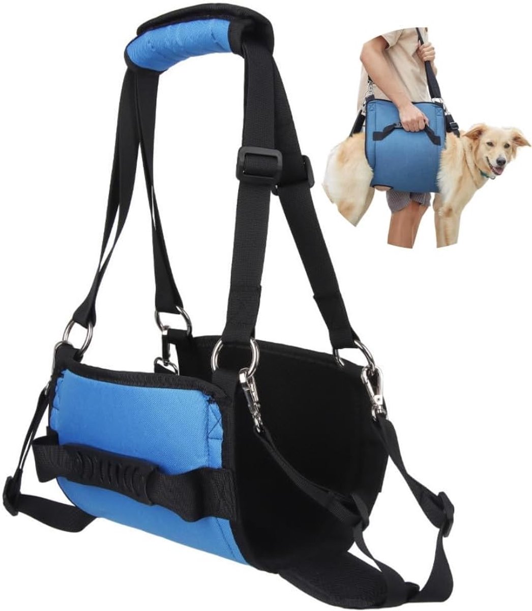 Hondendraag sling XXL - ademend materiaal - rugzak voor dieren met ondersteuning - ideaal voor revalidatie - ShopVlot