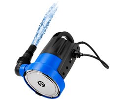 Vlakzuigende Dompelpomp – 7000 l/u – Dweildroog 1-5 mm – Voor licht vervuild water – Max. 5 mm vuildeeltjes – Automatische Watersensor
