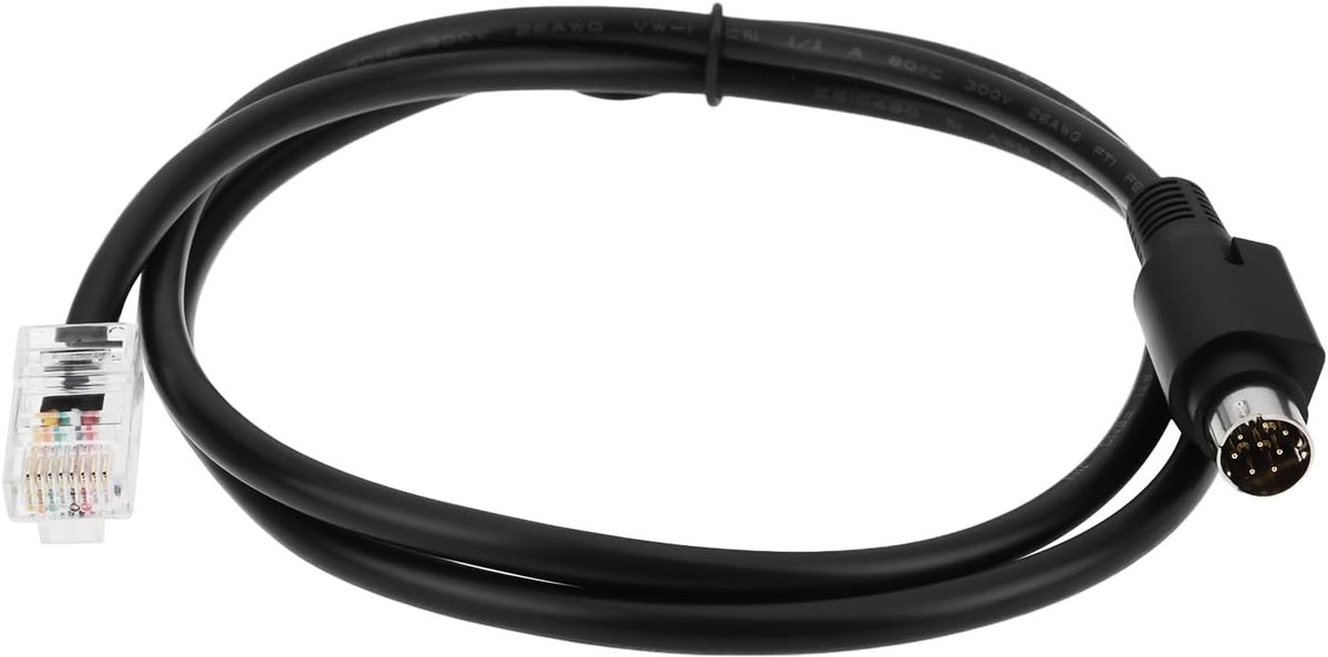 8-pins antenne tunerkabel 1m - model 5114Y - compatibel met YAESU transceivers - snelle installatie - ShopVlot