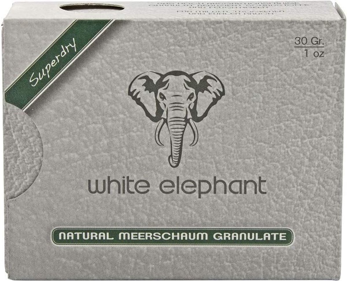 Pipe filter White Elephant Natural sea foam granules 1 box of 30 g - ShopVlot