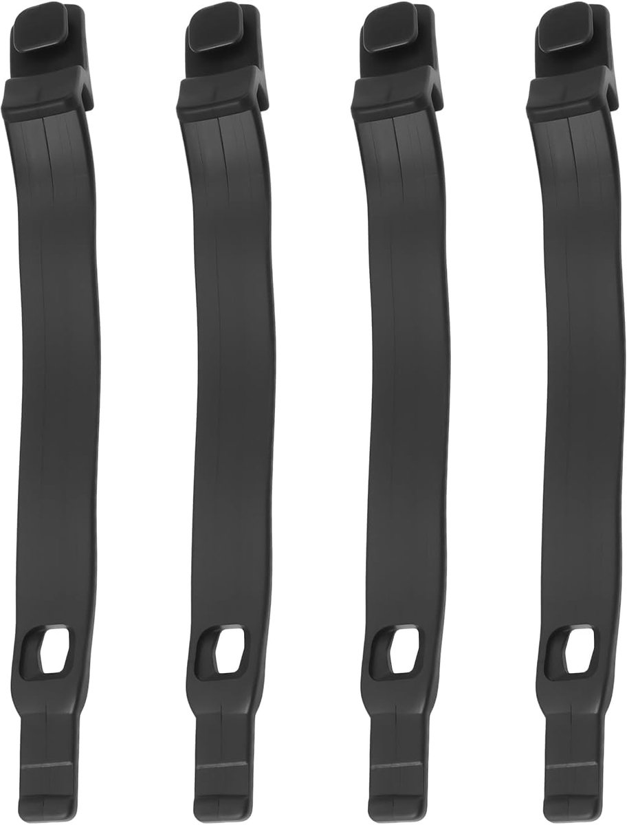 4 stks Koplamp Masker Rubberen Bandjes 197x20mm Vork Gemonteerd Compatibel met KTM EXC 2014-2023 Vervang OEM - ShopVlot