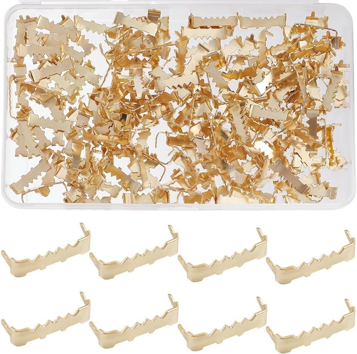 200 Stuks Fotohangers - 1 Inch Gouden IJzeren Haken voor Schilderijen en Fotolijsten