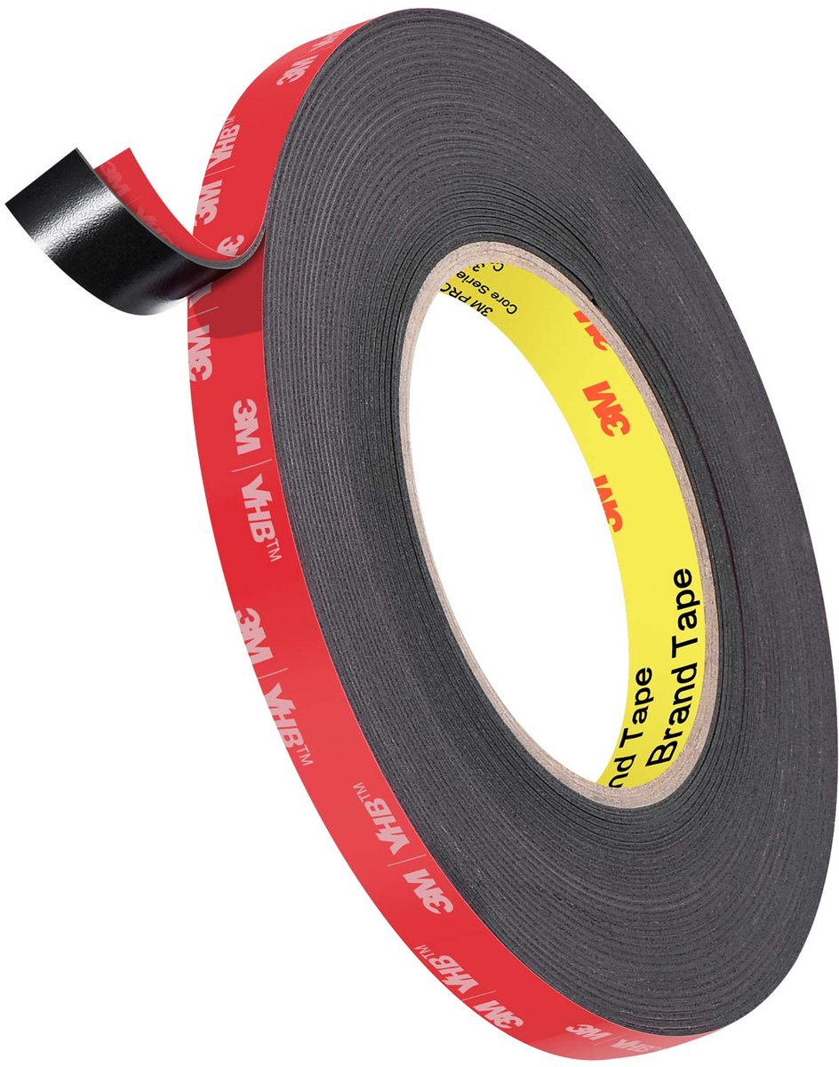 Dubbelzijdige heavy-duty montagetape 9,6 m x 1 cm - sterke hechting - waterbestendig - ideaal voor binnen en buiten - Luxento