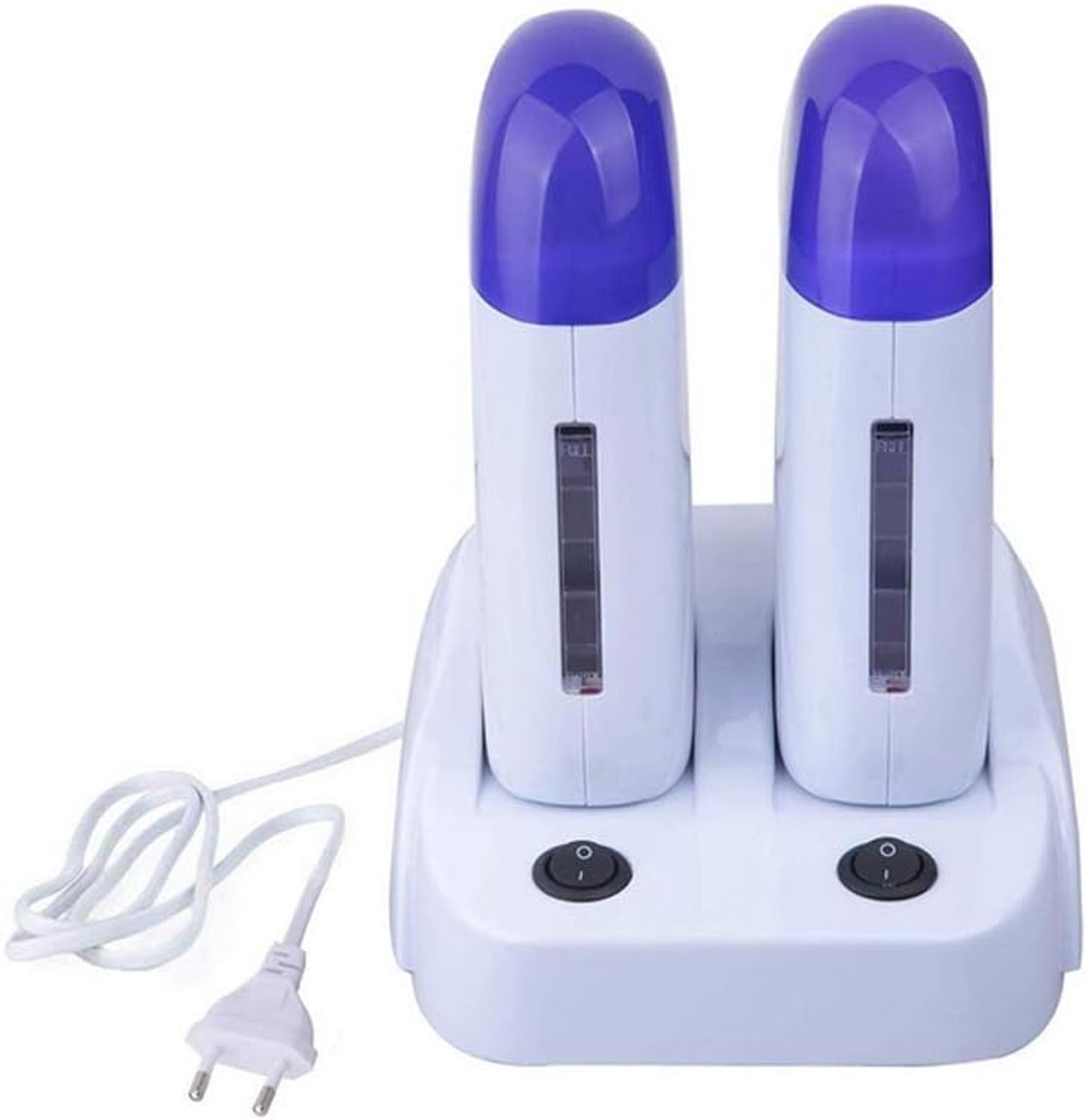 Zivano Wax Apparaat - Wax Apparaat Roller - Wax Verwarmer - Paars/Wit - 21cm x 17cm x 13cm