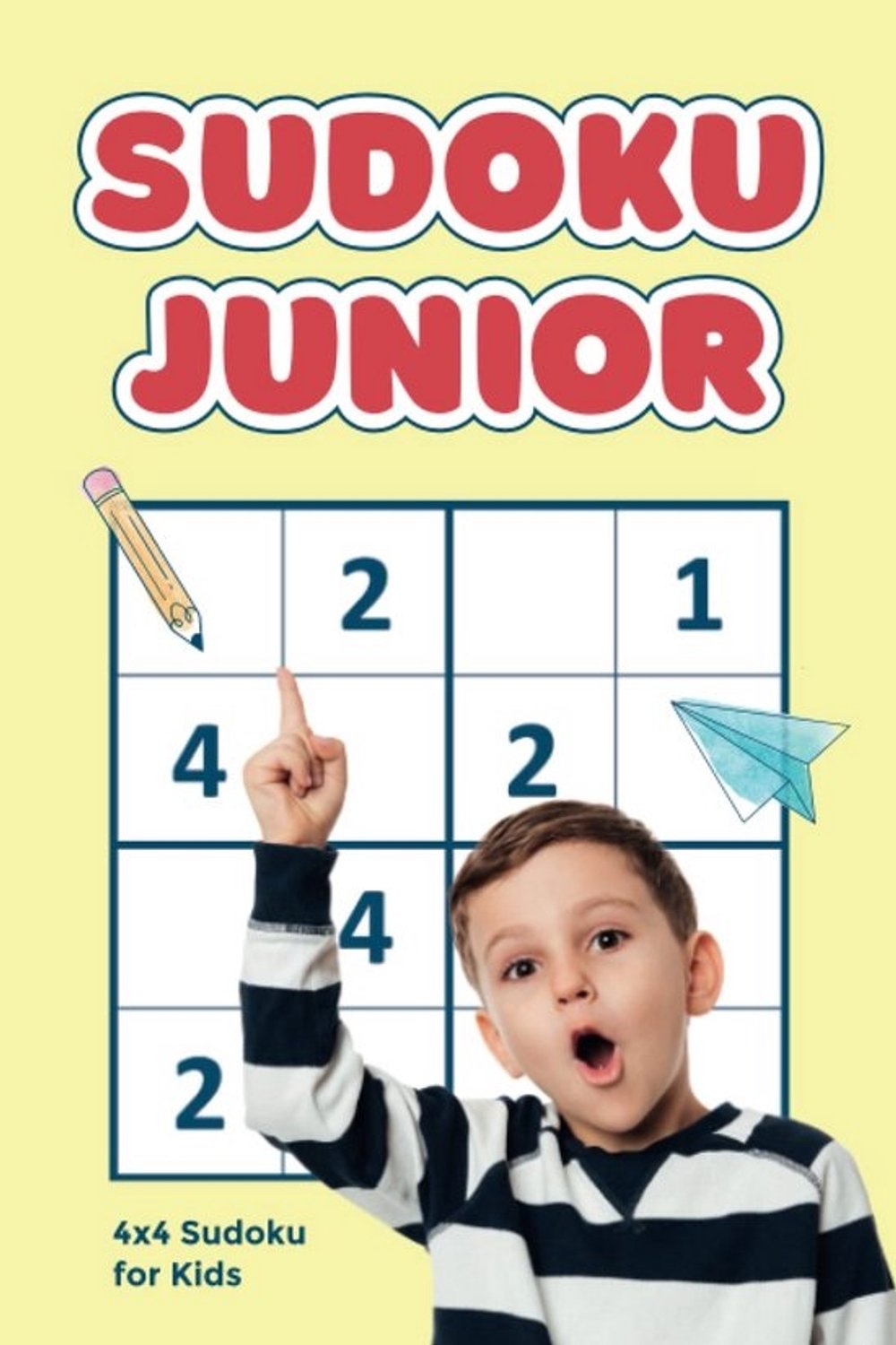 Junior Sudoku Puzzelboek - 4x4 - Makkelijke puzzels voor kinderen