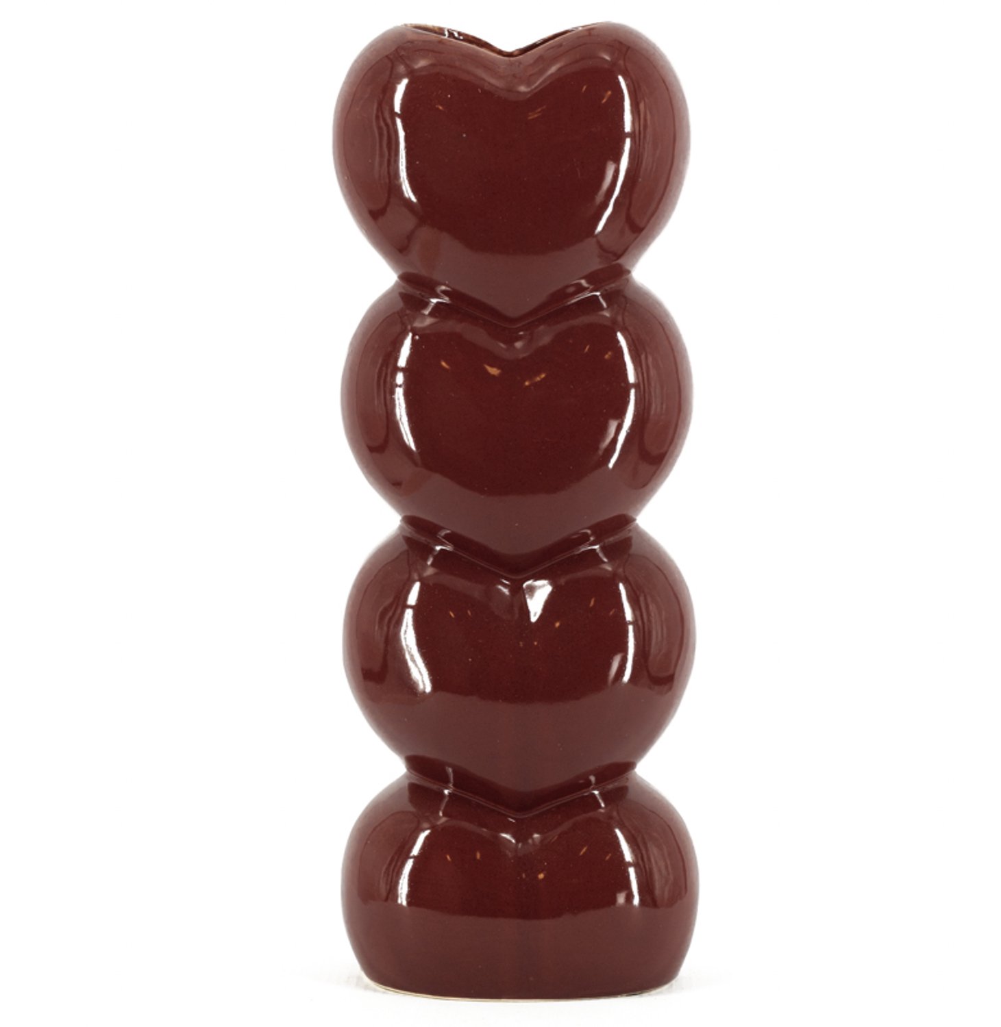 Aardewerk vaas Hearts L