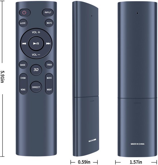 Afstandsbediening vervanging geschikt voor HT-SB700 2.0.2 Compact Dolby Atmos Soundbar — afbeelding 2