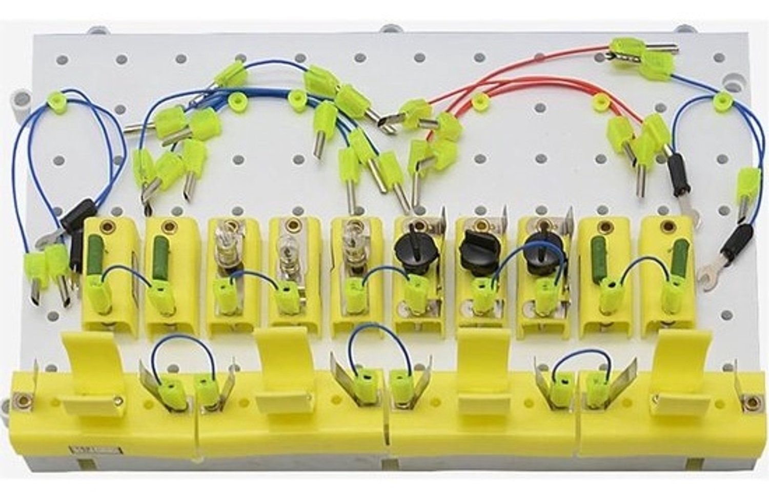 Elektrische experimentdoos - Circuitleerkit - Natuurkunde leren - Serie- en parallelle circuits - 36x24 cm - Niet gespecificeerd