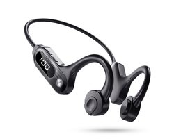 WiseGoods Bone Conduction Koptelefoon Open Ear - Draadloze Sport Hoofdtelefoon IPX5 Waterdicht - Bluetooth Headphones Sportkoptelefoon