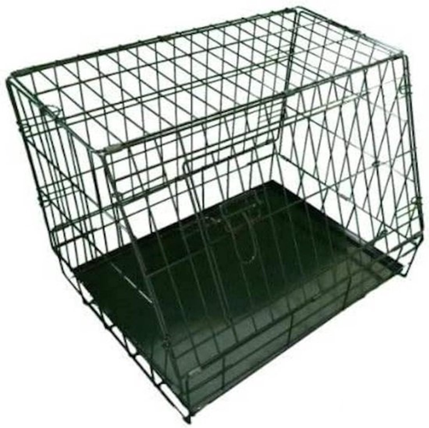 Opvouwbare hondenkooi - Hondenbench voor de auto - Hond vervoeren - Schuine zijkanten - 51x60x46 cm - Zwart