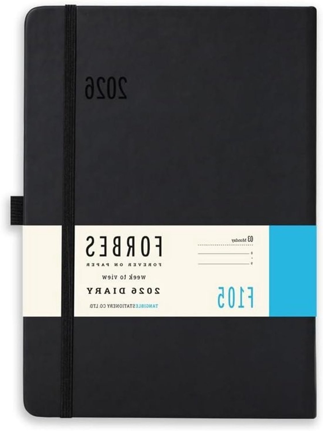 2026 Agenda - Planner met weekoverzicht - Professionele jaarplanning - Verticale weekindeling - A5 - Zwart