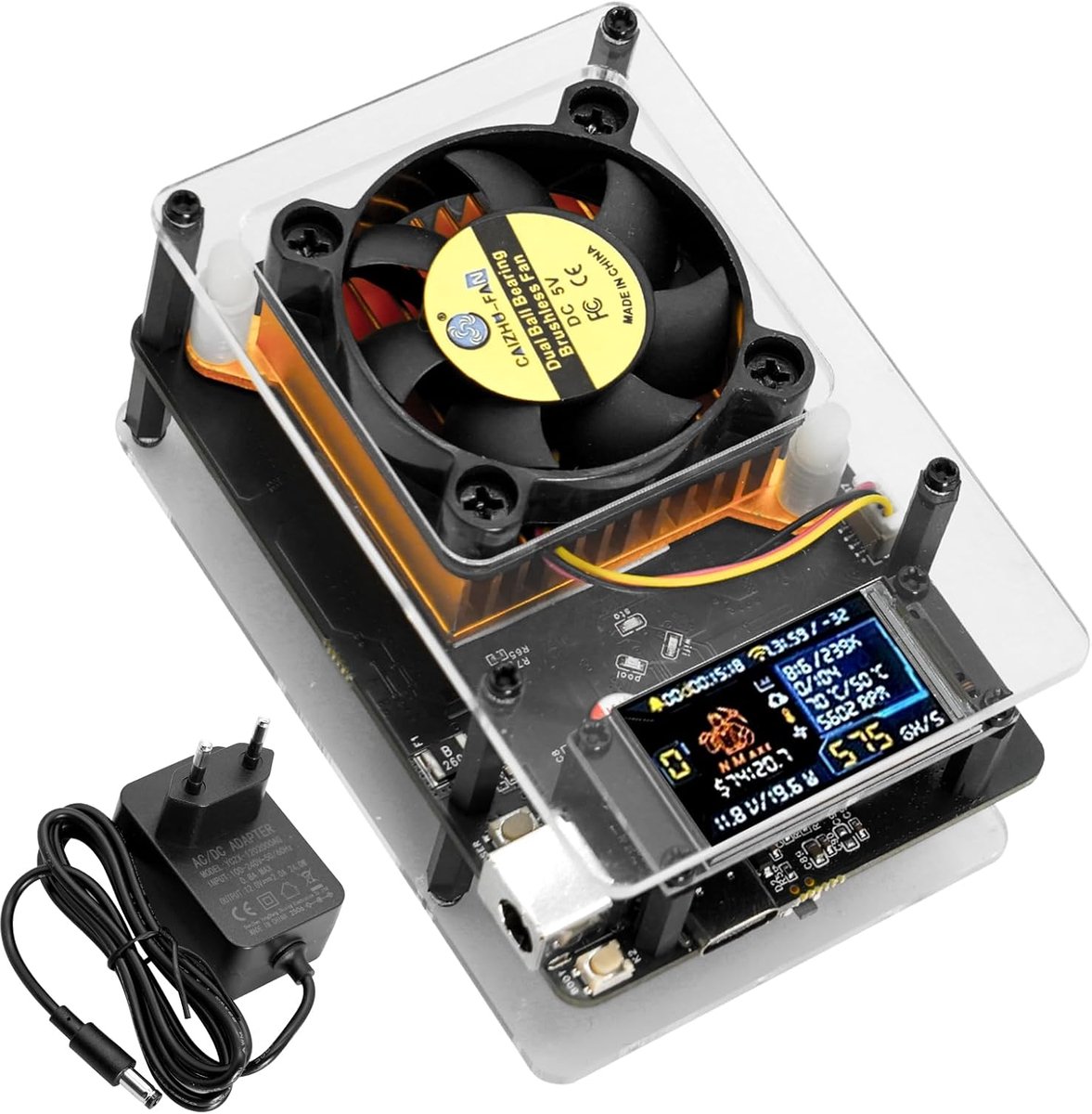 Bitcoin miner 500 GH/s - BM1366 ASIC chip - efficiëntie 20 J/TH - betrouwbare BTC mining - ShopVlot
