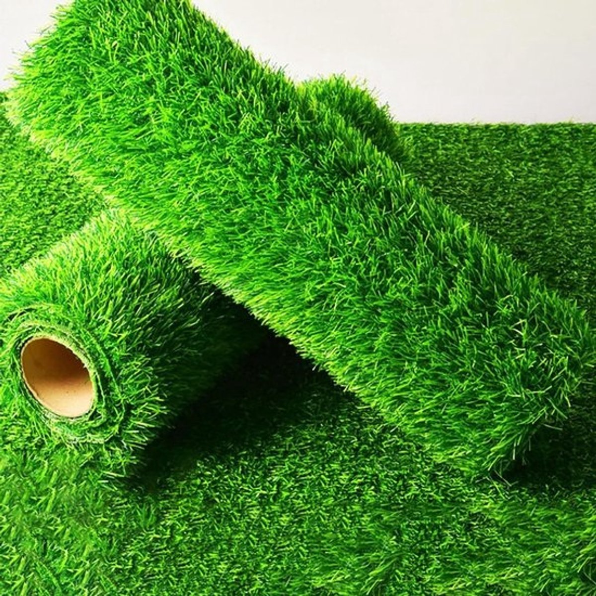 Kunstgrastapijt - mat - Synthetisch gazon - Buitendecoratie - Hoge dichtheid - 100 x 150 cm - Groen
