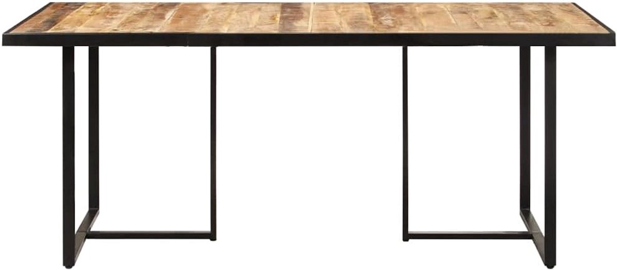 Eettafel Eetkamertafel keukentafel voor keuken 160 cm ruw mangohout