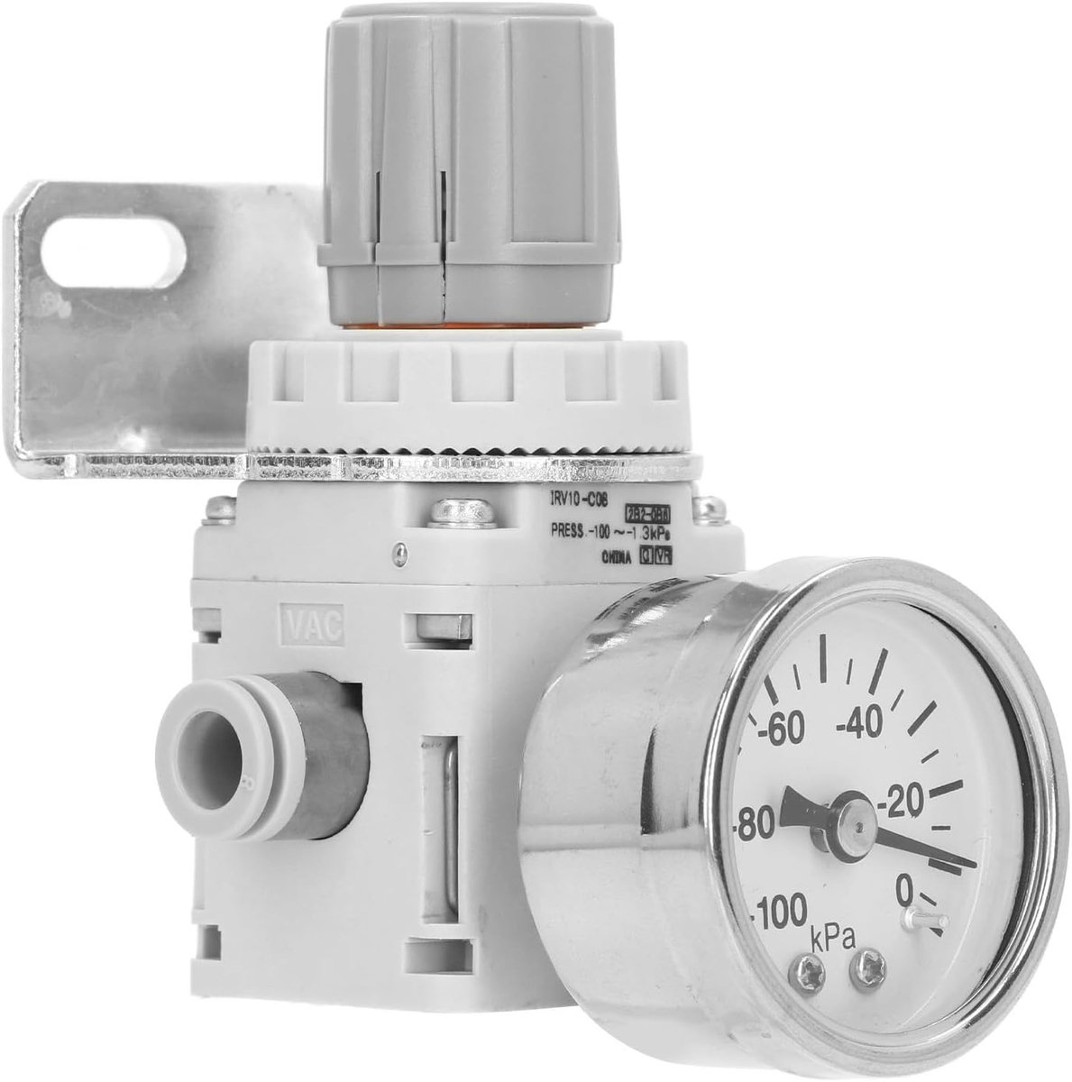 Air Pressure Regulator ‑100 To ‑1.3Kpa Self-Closing Pneumatic Vacuum Pressure Regulator Stable For Industrial Tools - ShopVlot