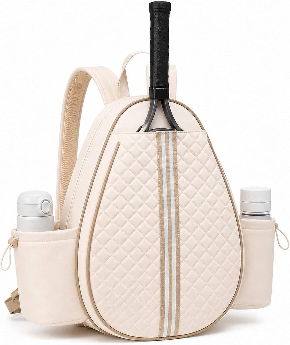 Tennisrugzak voor dames en heren, waterdichte sportrugzak voor 2 tennisrackets, multifunctionele tas voor tennis, badminton en pickleball