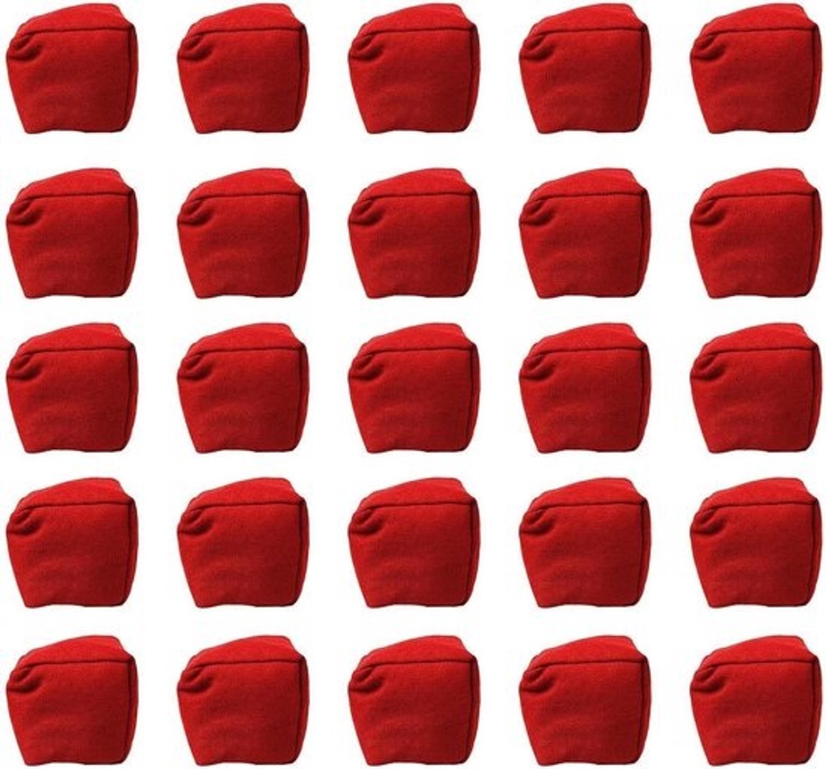 Set werpzitzakken - Zandzakspel - Voor buiten spelen - Hand-oogcoördinatie - 20 stuks - Rood, geel, paars