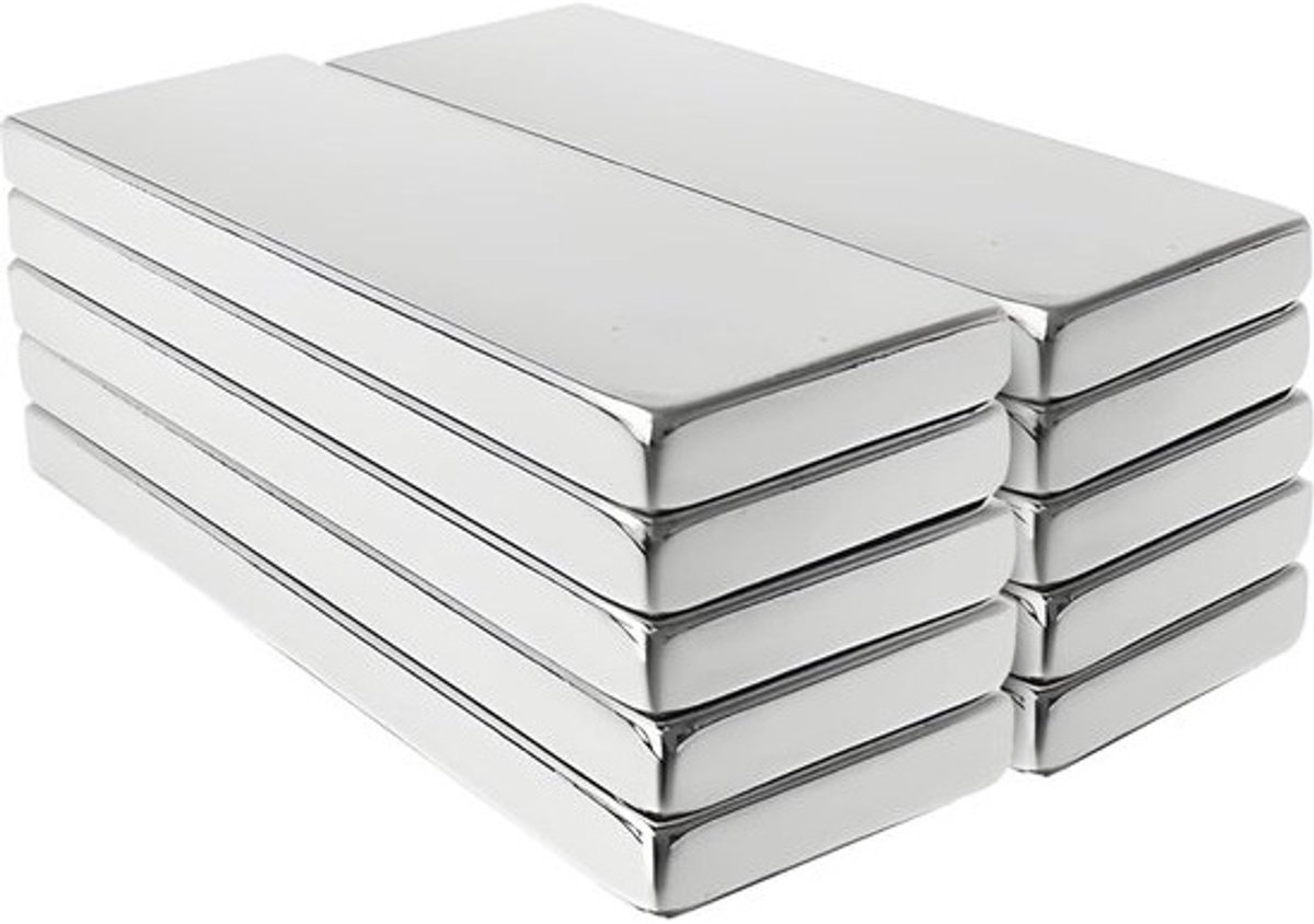 Extreem sterke neodymiummagneten - 10 stuks - 10x5 mm - Voor DIY - Voor glazen platen, borden en koelkasten