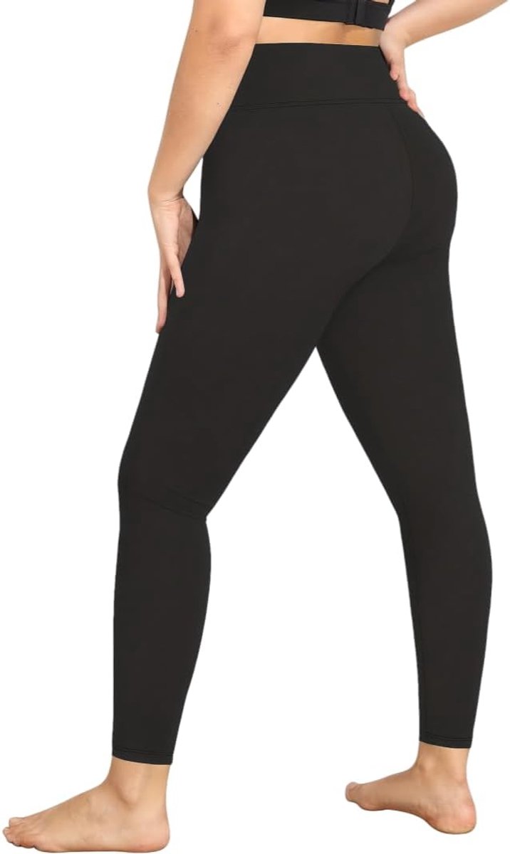 Winterlegging voor dames, thermische broek, gevoerd met fleece, verdikt pluche, warme panty, warme leggings, modieus, casual, lang, elastisch, yoga, hardlopen