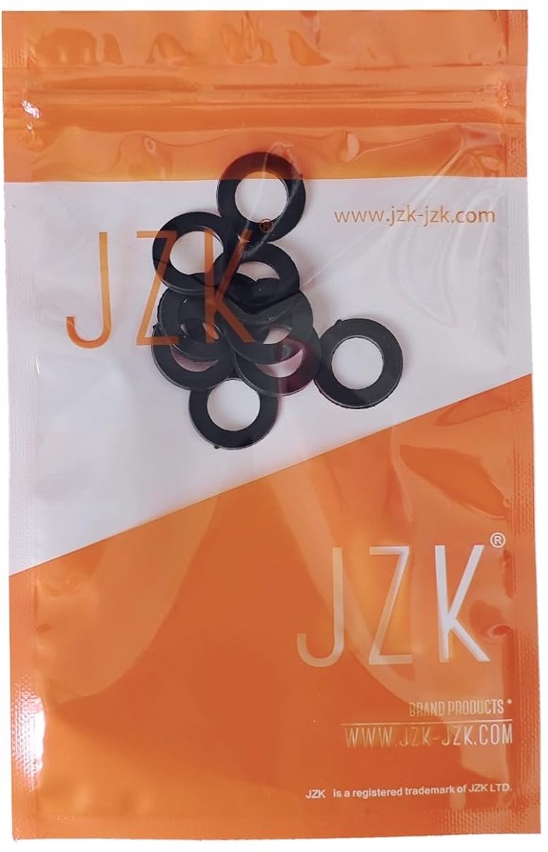 Dailygoods- Douchekopringen 10 stuks - Doucheslangafdichtingsringen 3/4 inch - Rubber - Vervangende slangringpakking - Lekvrije afdichting - Duurzaam en slijtvast - Afdichtingsringen