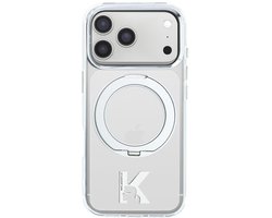 Karl Lagerfeld - HC IML Ring Stand MagSafe Kameo Metal (KLHMP18X6HRSMKMH) - iPhone 18 Pro Max / iPhone 17 Pro Max - Clear