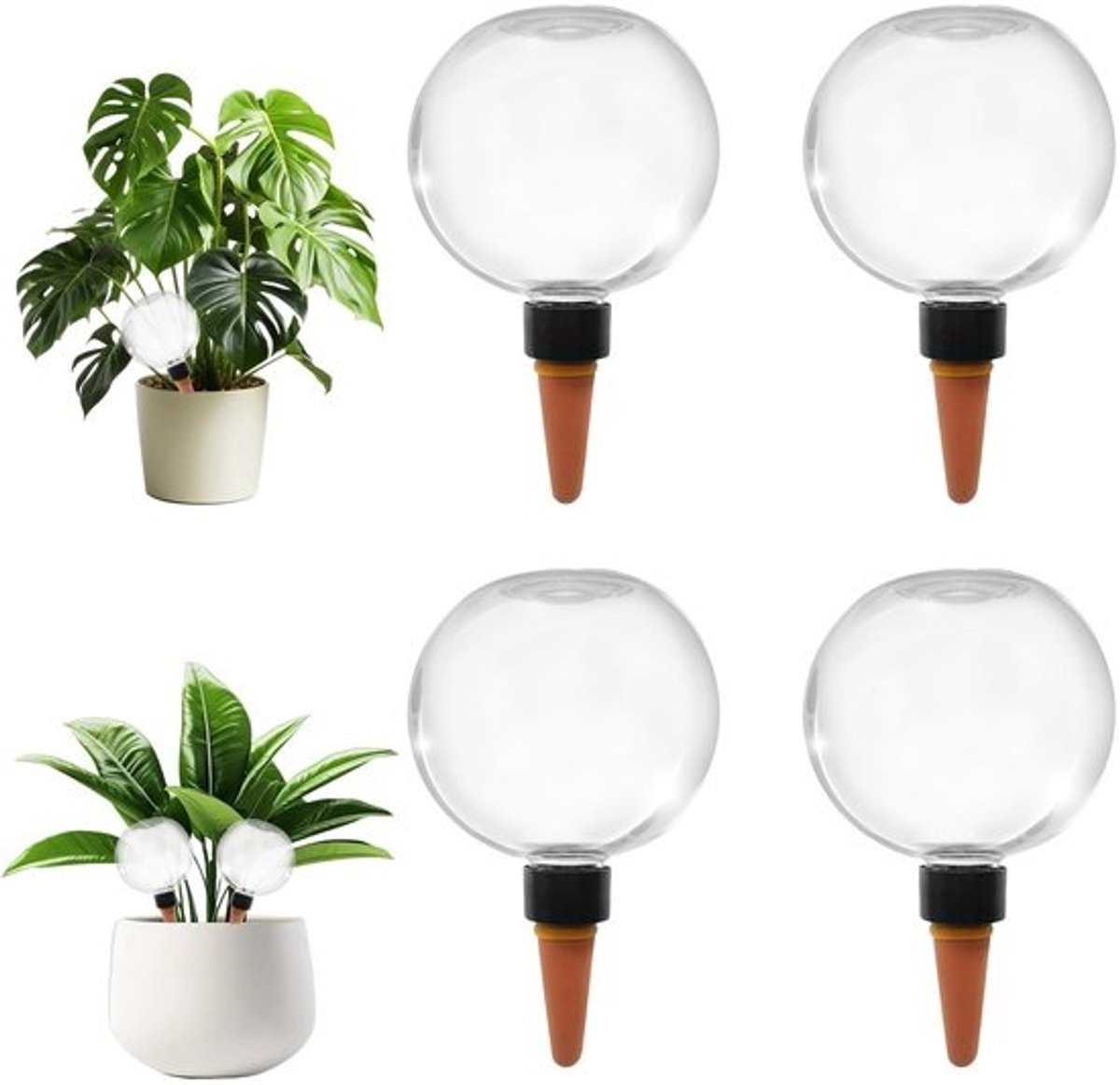 Omgoods - Set van 4 - irrigatieballen voor planten
