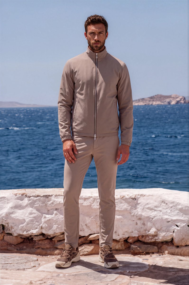 MI PIACE Travel Men Jacket Reversible 202062 Falcon Espresso