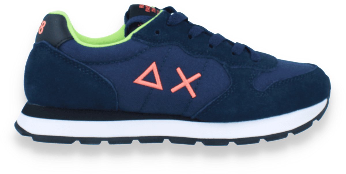 Sun 68 Sneaker Boy's Tom Fluo Navy Blue | Blauw | Maat: 37