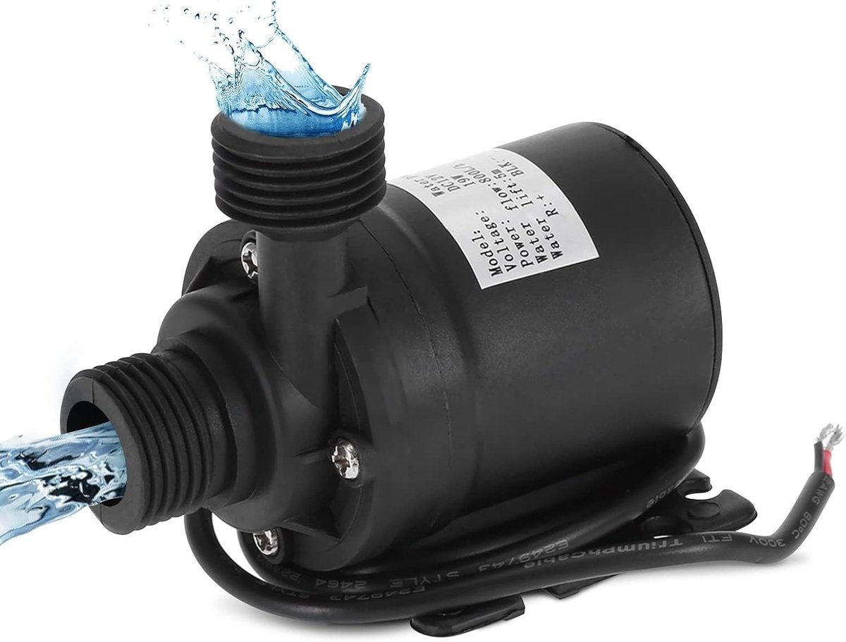 Krachtige 12V 800L/H Onderwaterpomp voor Fonteinen en Tuinirrigatie - Stille Duikpomp voor Zonne-energie Systemen en Watercirculatie