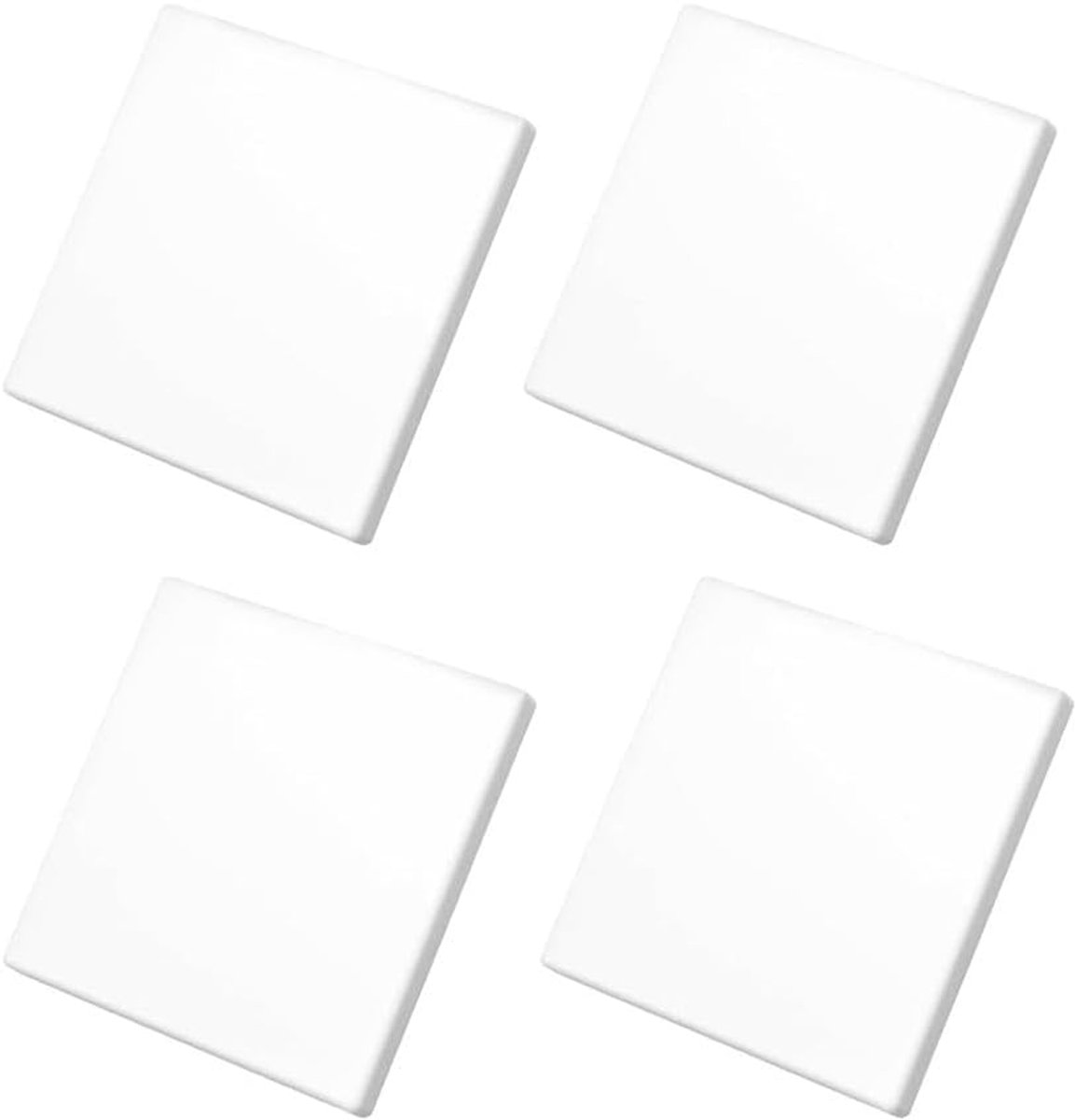 4 stuks blinde afdekking stopcontact wit lichtschakelaar afdekking vierkant kunststof stopcontacten afdekking muur - ShopVlot