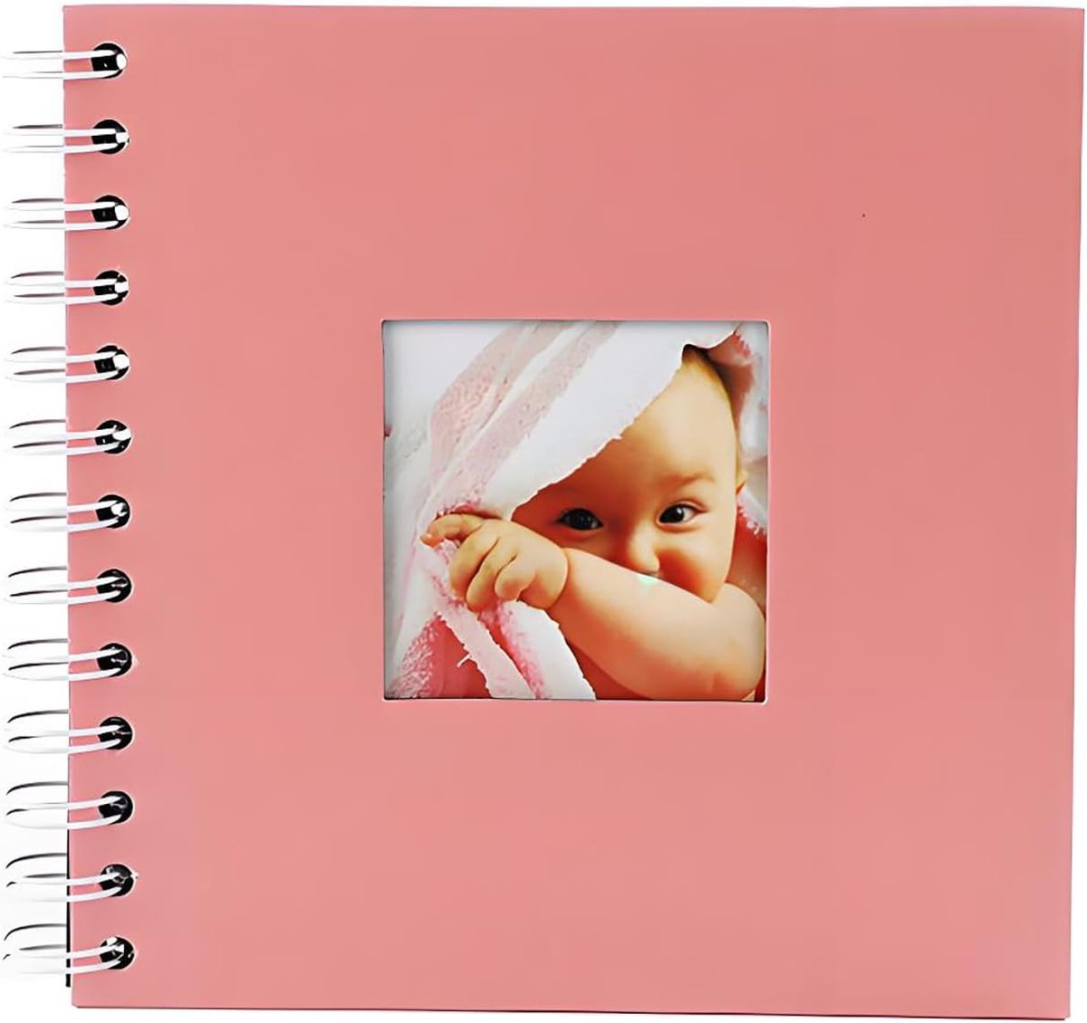 Fotoalbum 20 zwarte pagina's - roze kaft - doe-het-zelf - voor bruiloften en verjaardagen - ShopVlot