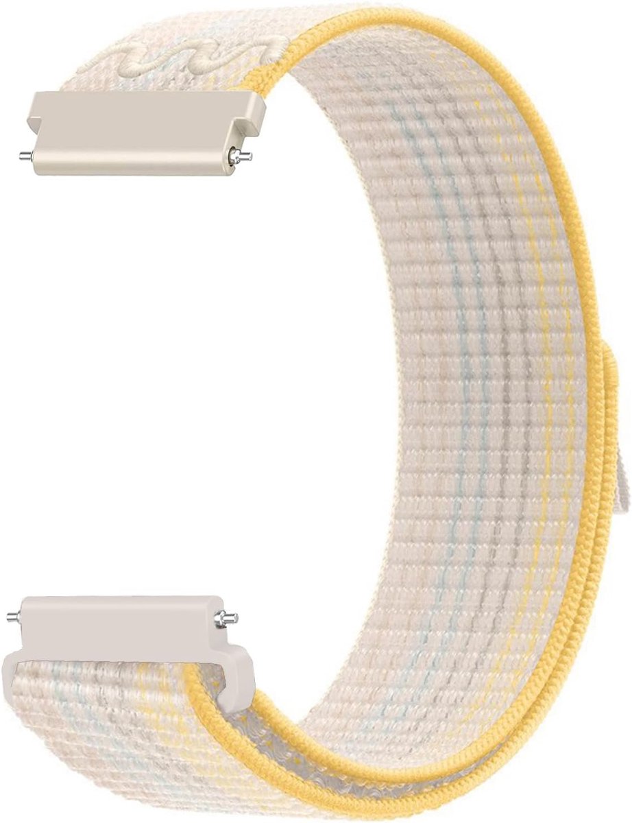 Horlogeband 18mm 19mm 20mm 22mm - Nylon met lus - Elastisch vervangend - Snelle bevestiging - ShopVlot
