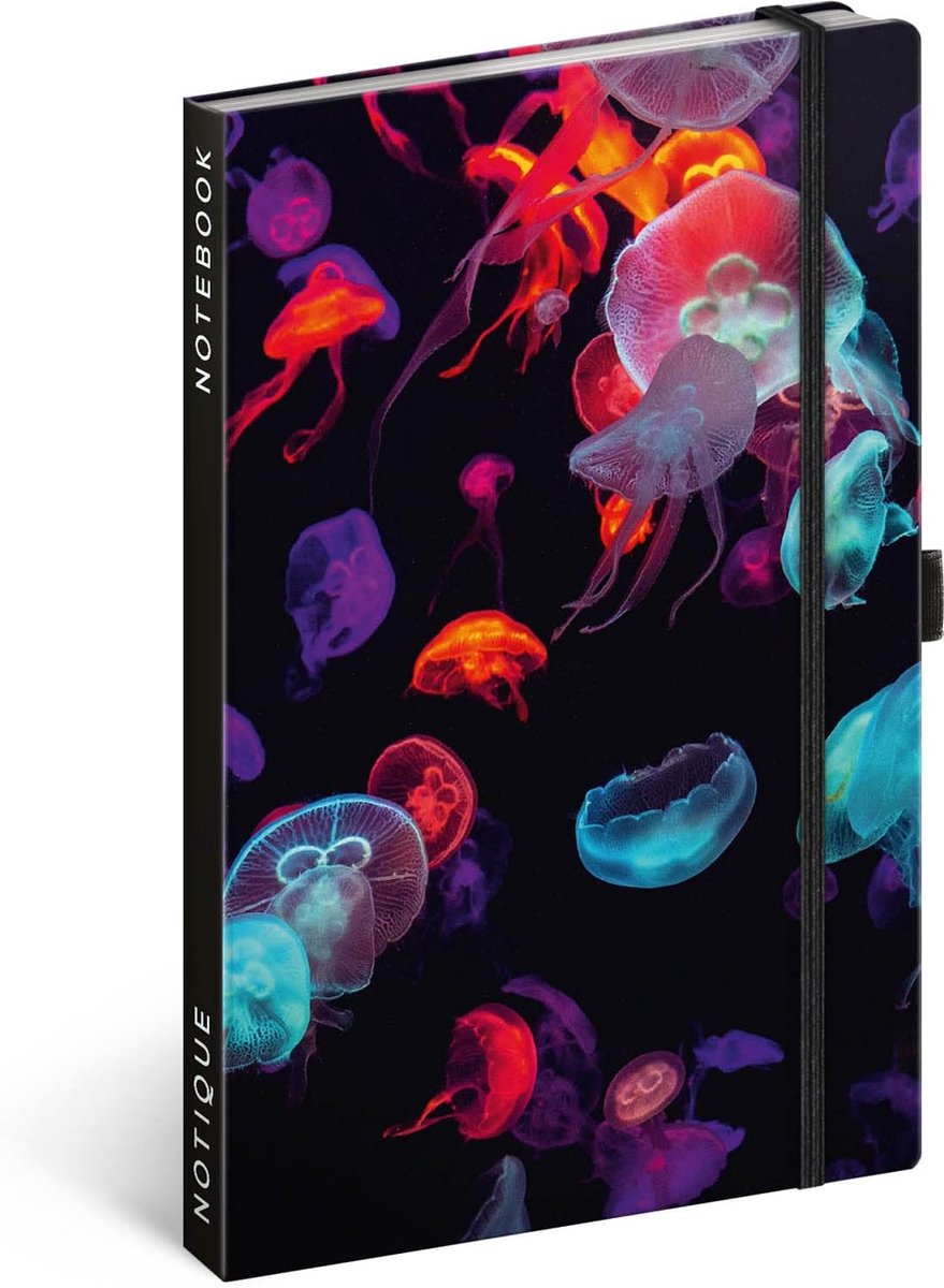 Notitieboek A5 - Hardcover met elastiek - Geliinieerd - Ideaal voor notities en journaling - ShopVlot