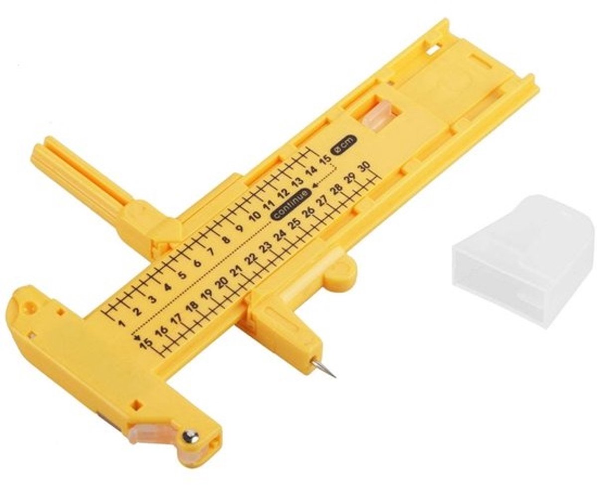Jhubersproducts - Rotary Circle Cutter - Cirkelsnijder - Precisie en gebruiksvriendelijk - Geel - Voor papier en karton - Creatieve hobby's - Knutselen
