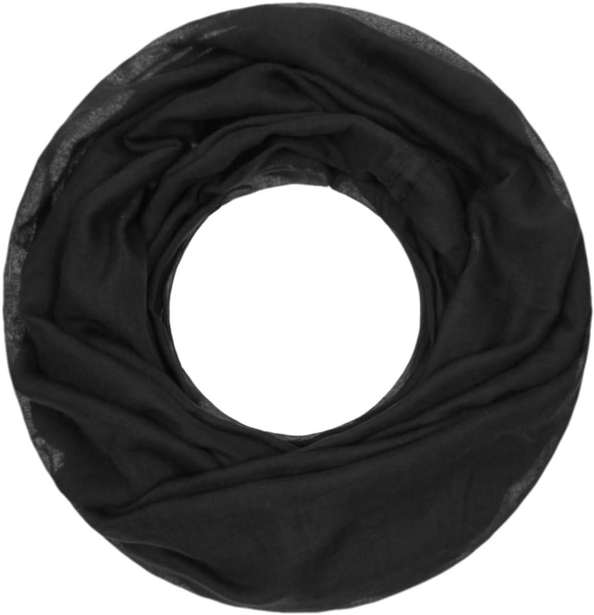 Loop Cary Basic sjaal dames sjaal ronde sjaal halsdoek effen colsjaal effen