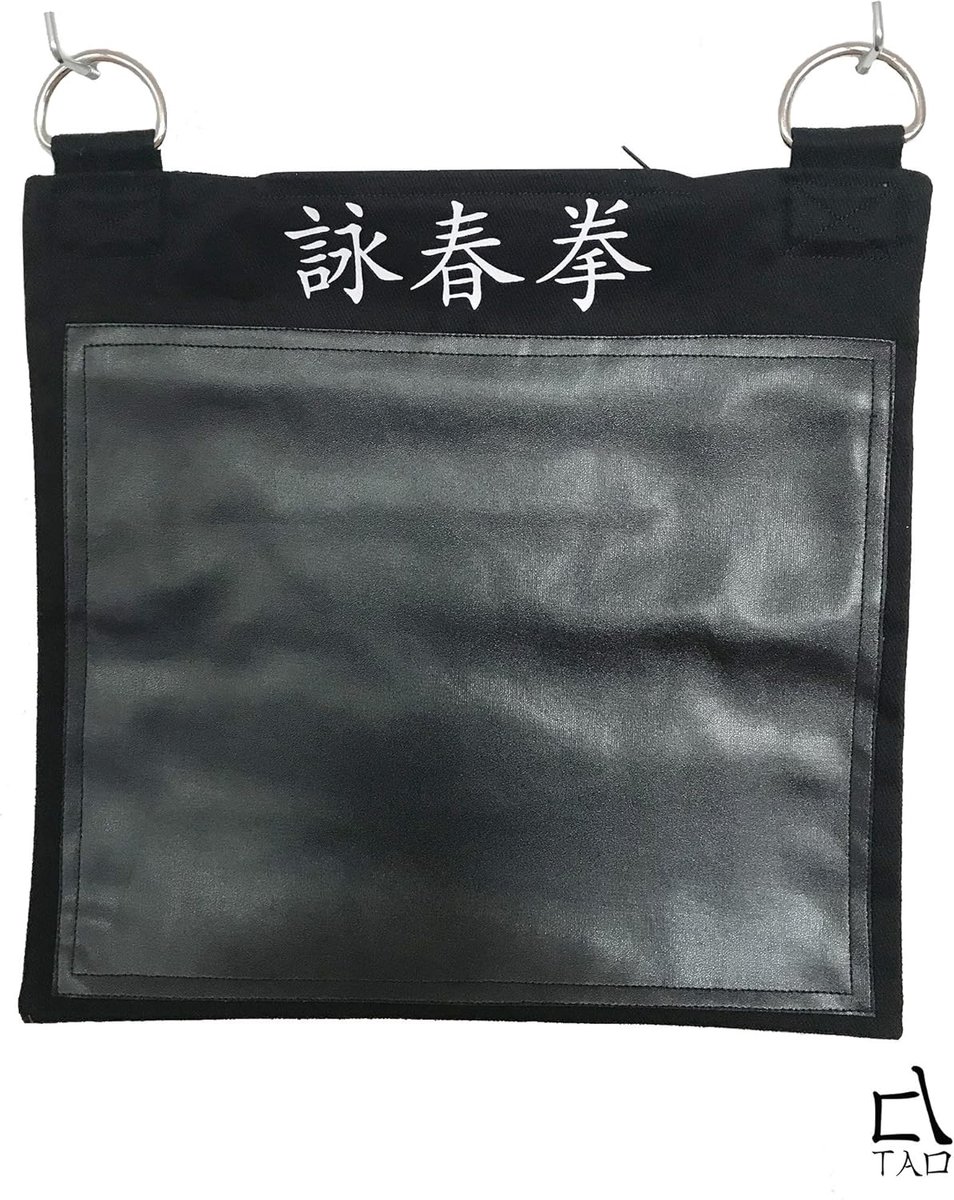 Tao Wing Chun Wall Bag Strike Target 1 Section, Kung Fu Ving Tsun Canvas, PU Leather (Unfilled) - ShopVlot