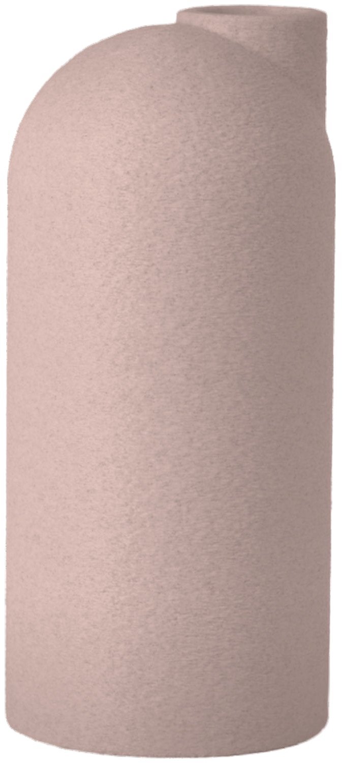 Layvo LIORA Vaas - Bloesem - D12 x H25 cm - droogbloemen vaas - gerecycled plastic