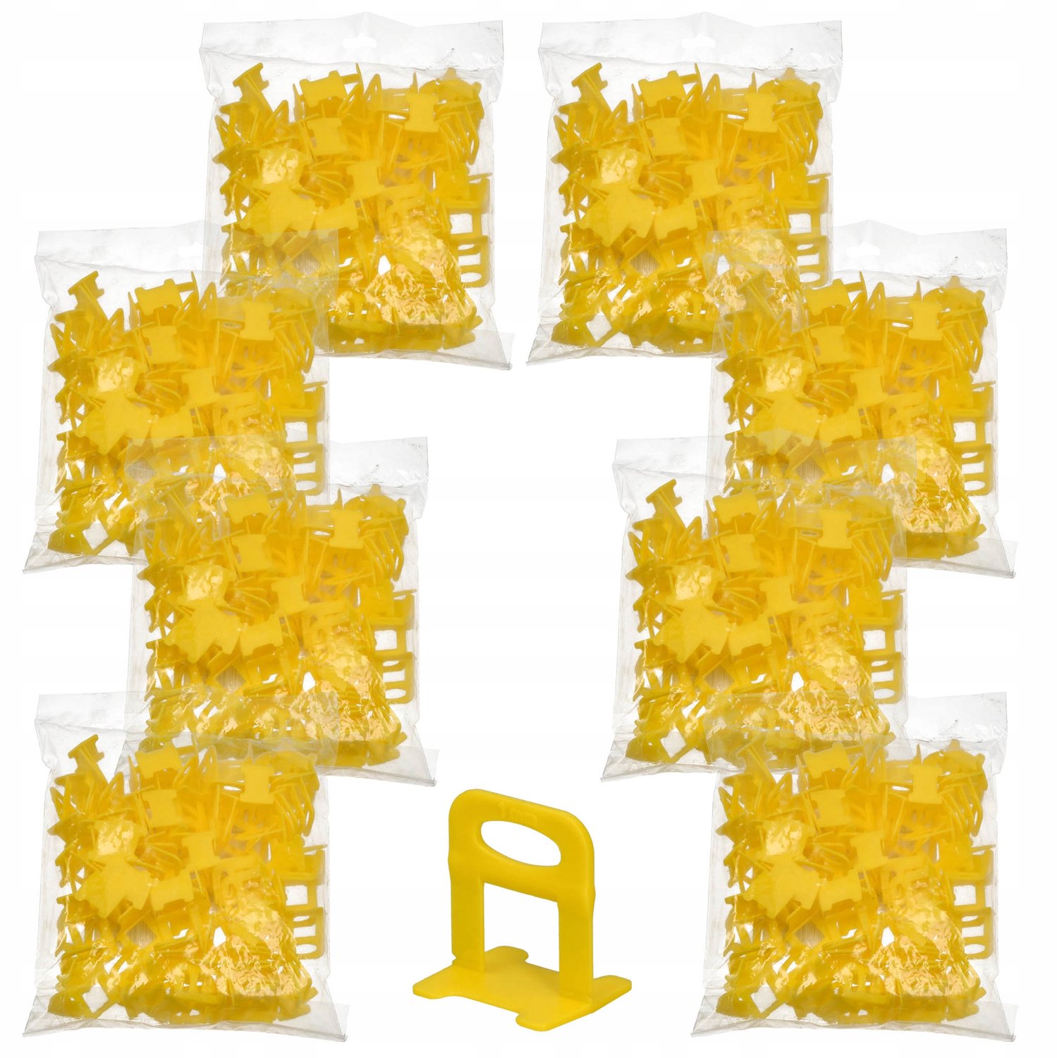 800x Tegelnivelleringsclips 1mm - Perfecte Tegelplaatsing