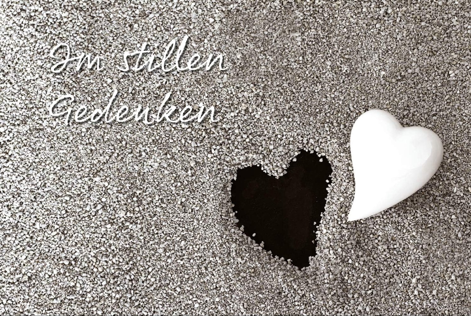 Funeral cards set van 12 - premium kwaliteit - met stijlvolle foto en tekst - voor een respectvolle deelname - ShopVlot