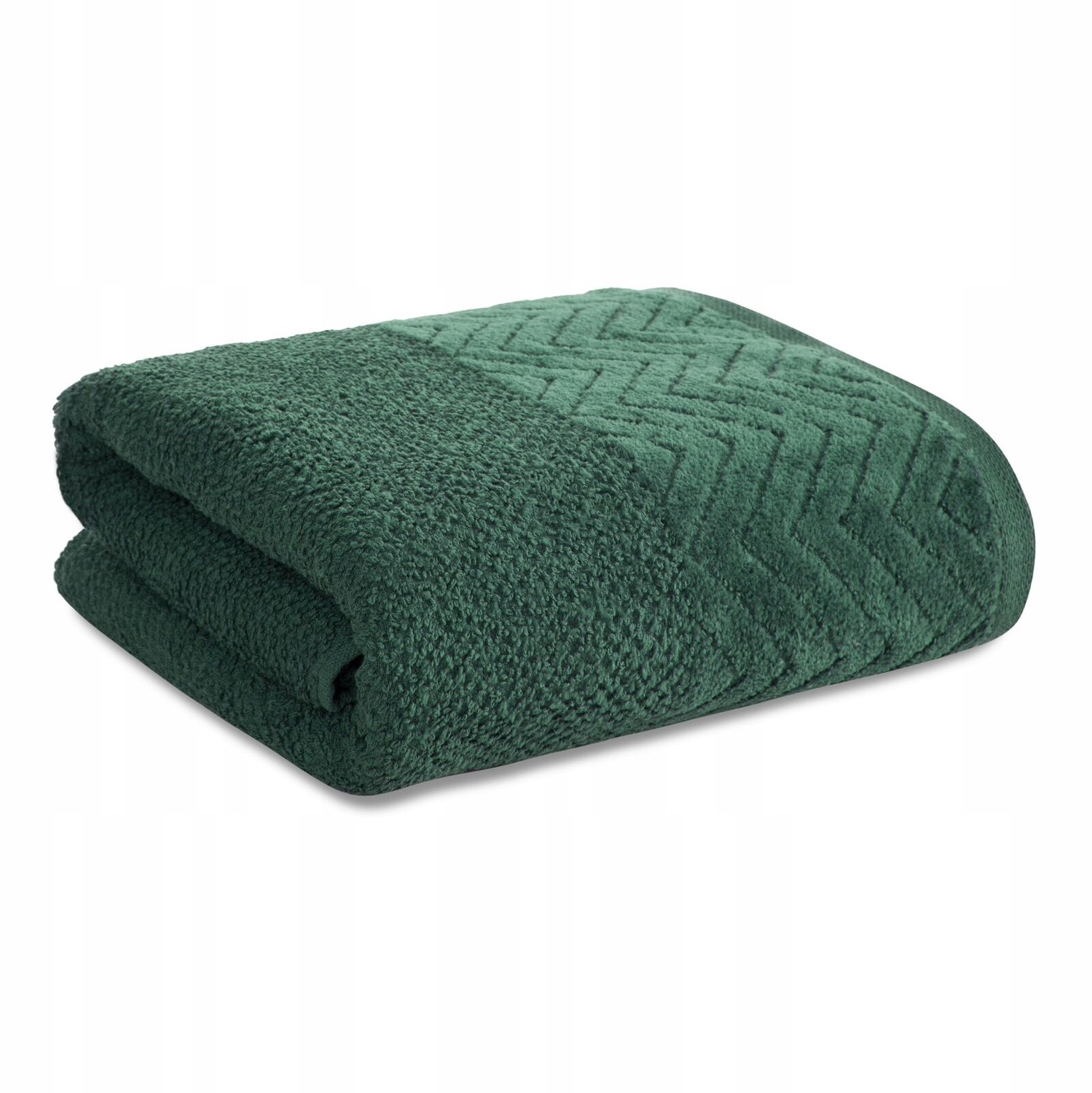 Loren Handdoek 30x50 cm - Zacht Groen Frottee