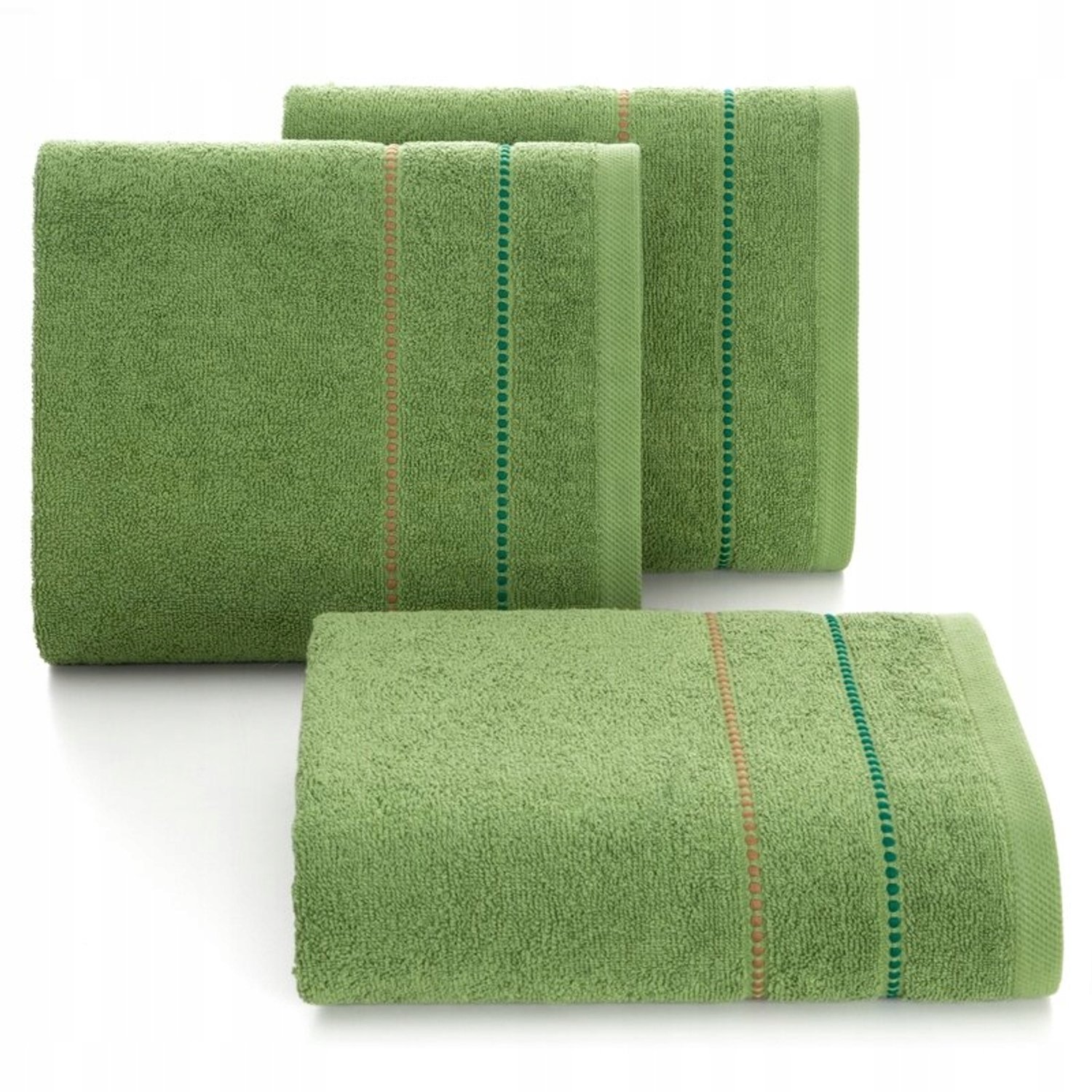 Luxe Katoenen Badhanddoek 70x140cm Groen 500 GSM