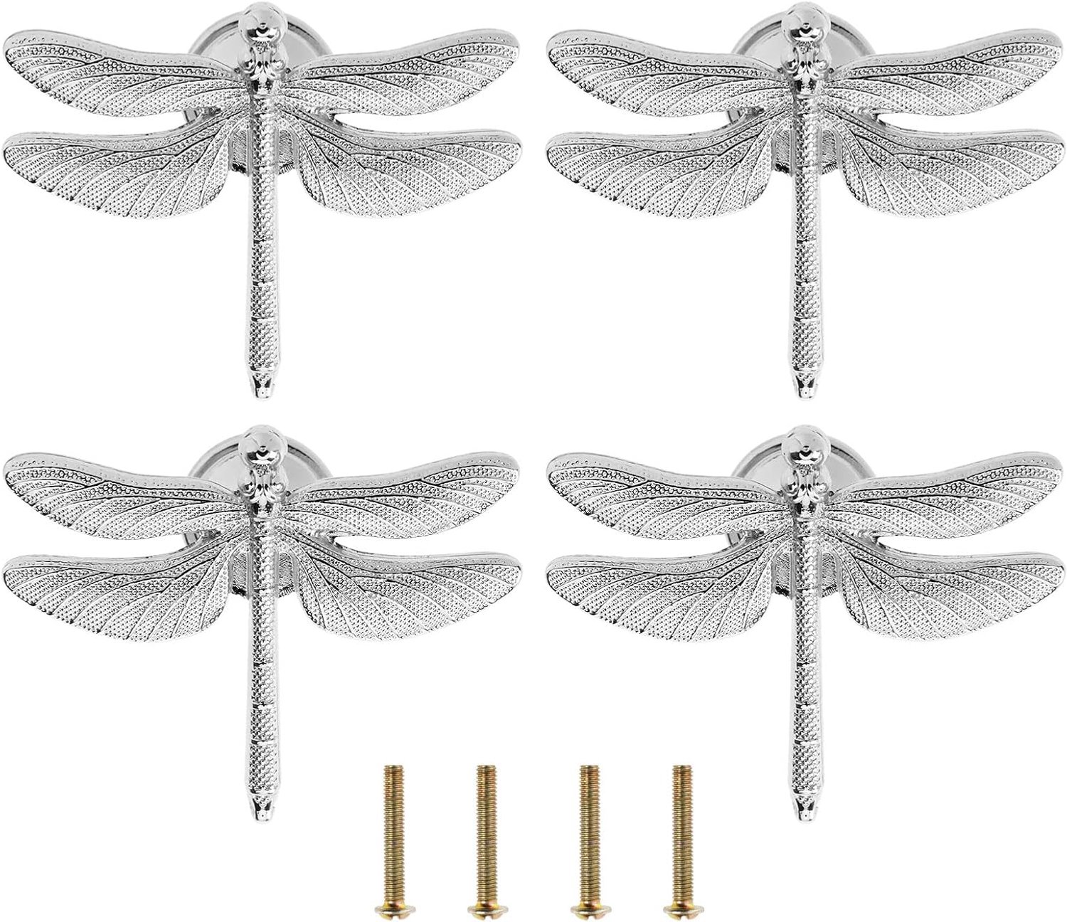 Dailygoods- Libelknoppen 4 stuks - Decoratieve Handgrepen