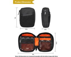 VIPERADE VE31 EDC Pouch Organizer Mini Tool Pouch, Pocket Organizer Pouch Small Pouch, YKK Zipper Pouch EDC Utility Admin Pouch for Camping Bush Craft