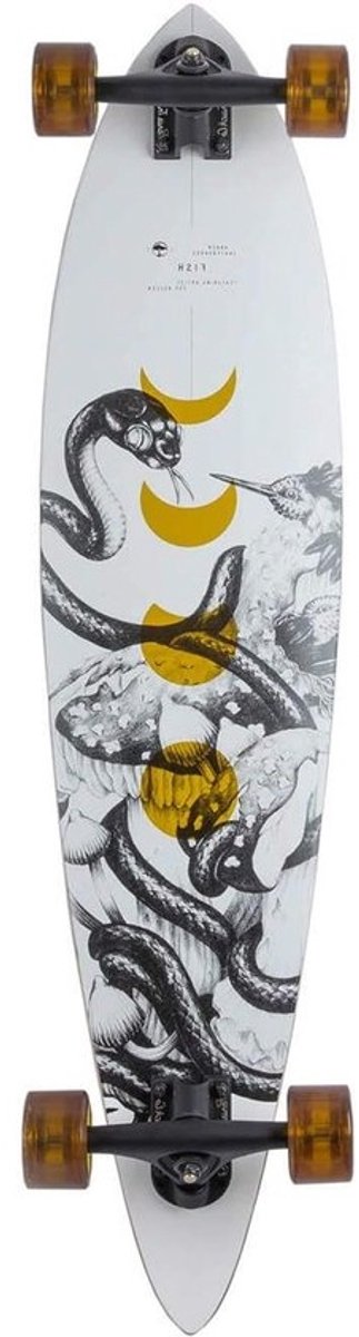 Complete bamboo longboard skateboard Compleet board hoge kwaliteit