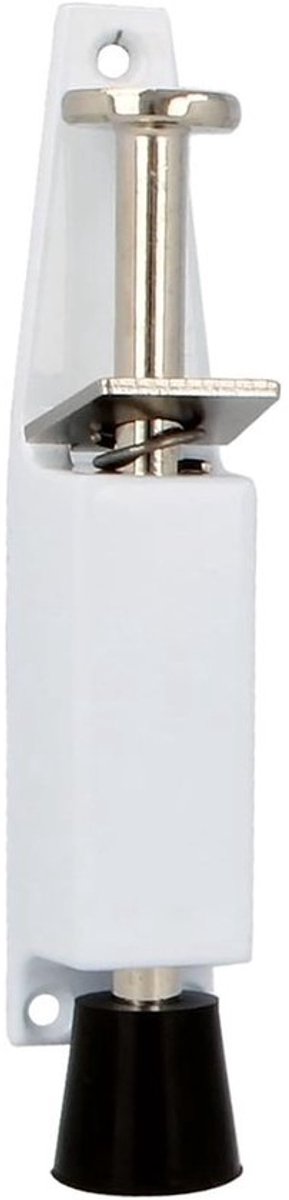 Deurvoethouder - Deurstopper - Deur vastzetten - Antisligrubber - 120 x 25 mm - Wit