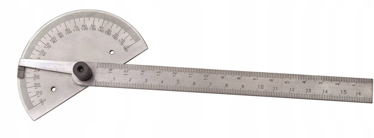 Merkloos Universele Hoekmeter 85x160mm - Meetbereik 0-180 Graden
