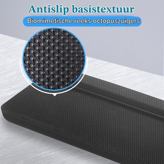 Ergonomische L-vormige polssteunen van traagschuim - 2 stuks, antislip, voor comfortabel typen en ondersteuning tijdens het werken — afbeelding 4