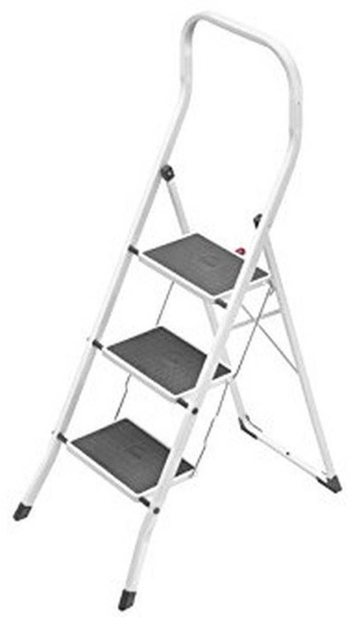 Veiligheidsvouwladder met 150 kg capaciteit - Deluxe 3 treden