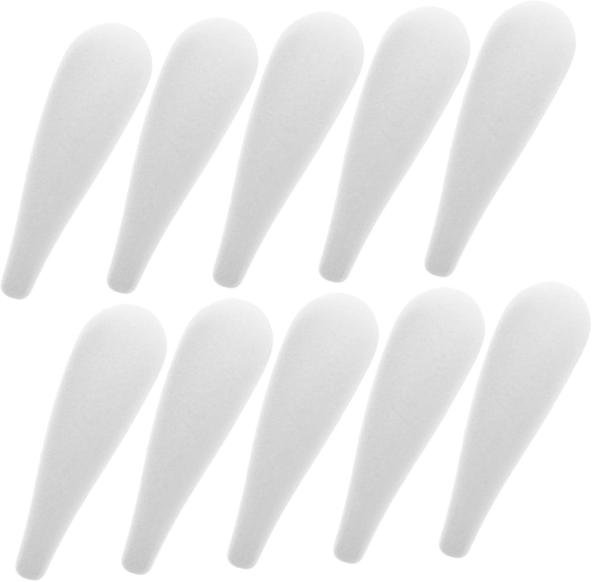 10 Stuks Fluwelen Schouderbeschermers voor Kledinghangers Brede Anti-deformatie Padded Covers met Stevige Binnenstructuur Antislip Accessoires voor Delicate Dameskleding Zoals Jas