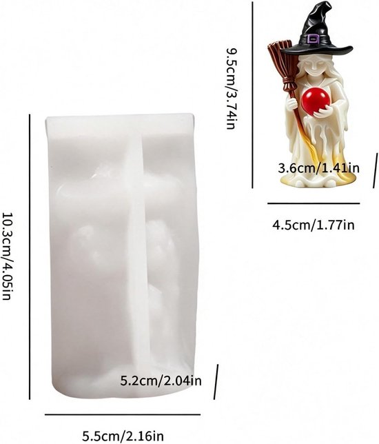 Mallen Siliconen Halloween Casting Supplies — afbeelding 3